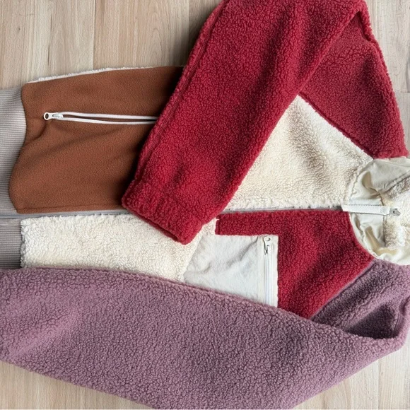 Helmut Lang Colorblock Sherpa Jacket - Picture 2 of 4